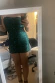 I was so sad when I saw they didn't have black in my size so I got the green. When I say I love this dress - I mean it! It is so comfortable and it's super stretchy. Definitely my new fave! - Maya M.