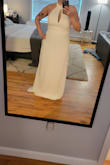 It's a gorgeous dress! It compliments your curves in an elegant way! I bought this for my wedding shower, but decided to go with another Lulu's dress :) - VANESSA C.
