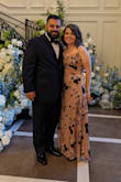 This dress was beautiful and very comfortable. It was a little looser than I expected in the waist, but that is probably better with the delicate fabric. No rips or tears. I had to have it hemmed but that's normal for my height. If I wasn't on the edge between small and medium I may have sized down. - Heather D.