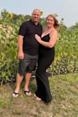 I absolutely love this dress!! It is stretchy, flattering, and so comfy! It looks amazing and feels amazing. I am a 34J cup, and was able to wear this without a bra, which never happens for me! I did make the mistake of following reviews instead of the measurements, and think an XL would have been better, but because of the stretch, it still looked amazing! I did add hooks to the back closure because I didn't trust the buttons. Good thing I did because one of the buttons came off while hubby was doing it up for me. That's my reasoning for giving it 4 stars. - Meagan H.