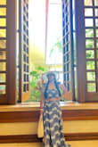 I love the quality of the material and it fits comfortably. It's a perfect outfit to wear on a beach or just a lazy day on a vacay. The skirt length is very long which made it a bit difficult to walk. - Shikha R.