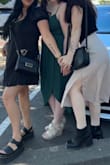 I wore this dress to a wedding rehearsal brunch and it was so cute. Fit like a glove, didn't have to wear a bra. Cute length and is surprisingly comfortable. 10/10 would recommend. - Alyse F.