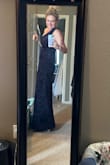 This is everything I wanted and more. The details are stunning. Love the stretch. The ength is perfect without having to wear a super high heel. Zero alterations, yay! - Lauren S.