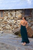 Ordered this dress for my elopement. It was super comfy, and I felt great wearing it. I'm a little small in the chest so I used a stick-on bra, but with that, the dress fit was spot-on for our barefoot wedding. I didn't need any adjustments. So nice to find a dress that's long enough for once! - Heidi B.