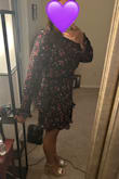I can't raise my arms above shoulder height. It's VERY tight. I usually order a large in Lulus, so I'm shocked at how tight this dress is. I would order 2 sizes and return one. It looks gorgeous. I wish the fabric was just a little bit stretchy, but it's not, at ALL. And it also feels cheap, which is a bummer because I love the way it looks! - Aubrey M.