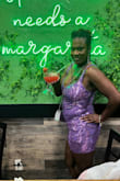 My dress was true to size. Hugged me in the right places. I sparkled all through the night. - Mayala F.
