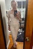 I wanted something different other than my wedding dress (too tight to move around in for dancing) and this works perfectly. Cute and classy, also quite comfortable. Small bust friendly too. - Shannon K.