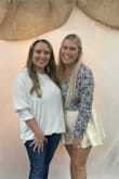 Loved this blouse! Fits true to size and was very flattering on. I had so many compliments while wearing it. The material was nice; it didn't have any stretch to it I'll say, which was expected though. Overall a great blouse that I would repurchase - Gabbi A.