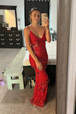 I was nervous because I'm not a busty gal, but this dress is gorgeous! If you are thinking about it, DO IT! Also paired with pearls, it's perfection! - Breanna R.