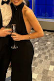 This dress looked incredible! I have a larger chest so I was nervous about it hiding all of it with the open bra. I used tape to keep my chest still and the dress with the extra material on the chest was perfect for providing extra coverage and not showing any bumps from the chest tape! Everyone loved it but I felt like a million bucks in it! One of my favorite dresses for sure! - Helga B.