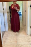 This dress is absolutely beautiful! It was a bit too long so I had to get it altered so I wasn't tripping all over the place when my cruise comes up but other than the length - I love it! - Isabel T.