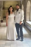 I bought this beautiful dress for my courthouse wedding - Melissa D.