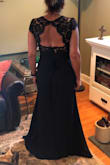 Love the dress. Ordered a medium. I probably could have gotten away with it, but it was a tiny bit tight around the bottom of the breast and ribcage. I ordered a large, and I was more comfortable in it. Pictured is the medium size - Helen C.