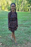 This dress is so beautiful and flattering. I wore it both to a birthday night out and church.  It's super versatile.  And it fits like a glove.  Like it was designed on me.  If I were 2lbs heavier, it would be too tight. Can't wait to wear it again! - Rahel F.