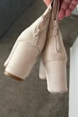 I was really excited for these boots. Wore them twice and now I can't. The first time I wore them was on Christmas Eve 2022. They were great and comfortable. The second time I wore them was today 3/25/23 and the brown tip of the right heel came completely off and I didn't realize until I came home. I'm very disappointed with the quality. I really wanted to like these boots& sadly I'm not sure if I'll be purchasing shoes on this site again in the near future.
Update: Lulus did reach out and gave me store credit, and I was very grateful for their timely response, great customer service, and support above all. Definitely restored my trust with Lulus. So thank you very much! - Thalia D.