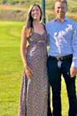 I loved this dress, and the cutout details with the ruffle straps were such nice and fun details! A very comfortable and flattering dress. - Kristen M.