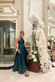 Excellent choice of dress for an Indian wedding! Great fit. Tight enough on my bust where I was able to not wear a bra. Great to steam and excellent material! Great deal! And let me not forget to mention, the color is stunning!!! - Denise M.