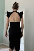 This dress is a dream - learning to find clothes that fit a changed body after kids is no joke. I long for the dresses I used to wear but the body confidence just isn't there - but this dress has helped me get my happy back! No bra? NEVER thought that would work. Tight dress? Nope, that hasn't happened lately either. But here we are, hugging all the right places and keeping the girls in place. Can't wait to wear it with some classic red lips and freshly blown locks!! - Hayley C.
