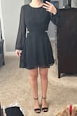 I tried small and XS. XS fits much better in the waist. Both sizes are shown in pics. - Kat S.