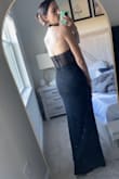Absolutely LOVE this dress! The only reason I did 4 stars is because the neck strap is really short, and I need to get it lengthened by about 2 inches. Truly a showstopper! - Kate B.