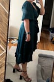 This is the dress I decided to keep for the wedding I'm going to. It's a safe choice, flattering, great length, beautiful color. - Maggie S.