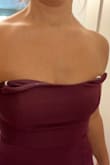 Sensational Beauty Plum Purple Strapless Maxi Dress
