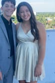 A great homecoming dress! My daughter has an hourglass figure with a full chest/booty and it covered both! She felt cute and sparkly! - McKenzi W.