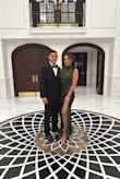 I recently wore this dress for a wedding and I received so many compliments on this dress. It is true to size. I am 5'5 and wore 3 inch heels and the dress length was perfect. I would definitely recommend this dress and color! - Dayna W.