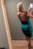 What a great dress. I wore it with sandals for a casual karaoke night. I ordered a medium. It wasn't tight but it looked great on my shape. - Marichu T.