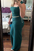 I'm obsessed with this jumpsuit! It's so flattering and comfortable. I'm a little short for it so I'm getting it hemmed to fit me better. - Sheila H.