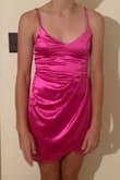 This dress was a perfect fit! Felt great, stayed in place, and was completely comfortable. I can't recommend it enough; the color was just what I wanted! The sunshine made the fabric glow in all the pictures! - Kelly G.