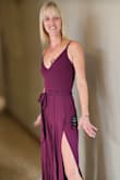 Thank you Lulus!! You have delivered with this one. It's so soft, flowy and drapes beautifully. It's like wearing nothing but feels like good quality fabric. I've wanted a romper/pantsuit for literally years!! But nothing ever fit my long torso. I always ended up with the hem up in my crotch rocking the camel toe...or looking like I was carrying a turd in my pants. I feel beautiful. I ordered black and plum, 100% keeping both. Came here to make this review and see if there are any other colors because I'd buy them all!! I might just buy another one of each because I'm going to wear this beauty till it's shredded. It also fits my daughter. She usually wears small and has a larger bust and butt, but it looks stunning on us both!! Thank you, from the bottom of my heart!! - Jane G.