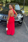 This dress is amazing. I bought it for a wedding, and it looked great. Initially, I was a little concerned about how it would fit based on my body type and how it looked on the model; so I looked at the photos uploaded by people, and they looked great so I bought it. Happy I did - Keneshia J.