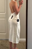Bought this dress for my destination wedding rehearsal dinner. It is great quality, so comfy, and fits great! I am normally a small and it fits true to size. - Katie K.