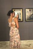 This dress is easy and very flattering! Loved the pattern and material! - Gabby B.