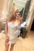 This dress was perfect for a Glitz and Glam themed bachelorette night out in Vegas. I read previous reviews about the straps breaking, but contrary to those reviews, I wore this dress and danced all night with no problems. The back is so pretty, and I received many compliments - PEYTON M.