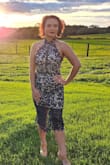 The dress looked amazing! I received so many compliments. I didn't need to wear a bra. I'm normally a small with their dresses but took a chance on an xs because a lot of the reviews said the chest area was a little big. It was a little tight around the waist, but I think the small might have been too big. - Henry R.