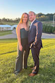Such a cute and comfortable jumpsuit! I have an issue with jumpsuits normally with wider hips and legs but this had plenty of stretch and was very flattering. Just be aware if you're part of the IBTC you will need the top taken in slightly as the elastic portions aren't super sticky to hold it up naturally. - Kimberly V.