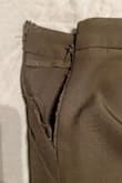 I really like the pants but the side seam split after just a couple of wears.  They feel like nice material but poorly constructed. Ya'll, I had to add a quick update on these pants! The zipper jammed when I was trying to unzip them today and I literally had to cut them open to get out!  Unbelievable! - Kathryn J.