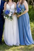 I ordered this dress for my MOH and it was beautiful on her! The colour was lovely and it was a flattering dress that she was able to dance and celebrate in all day! Loved it! - Nicole A.