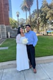 I wore this for my court wedding and it could not have been more perfect. The quality is amazing and fits like a glove. - Natalie E.