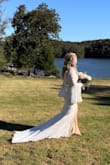 I bought this dress for my wedding day! I absolutely loved the look of this dress and once I received it, and tried it on, it fit PERFECTLY! This made my day feel even more magical! It made me feel beautiful and sexy! My husband and daughters joined in my excitement when they saw it on and I received multiple compliments on it as well from friends and family! I'm so glad I found this dress! - Vanessa P.