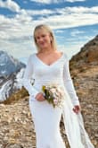 I adore these earrings so much! I wore them with a Lulus dress for my private mountain ceremony and they completed the outfit perfectly. They're not heavy and they definitely stay put, and they're just so elegant! Such a beautiful statement piece! - Vada C.