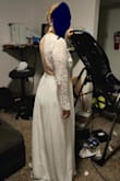 Very flattering dress definitely worth buying on sale.
I'm wearing a large. - Joan K.