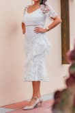 I wore this dress for my daughter's baptism and everyone loved it. I can even use this dress again for an engagement dress party. It's such a beautiful and elegant dress that won't let you down. Good job, Lulus! - Kimberly L.