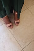 The shoes are much prettier in person than pictured. I got them to wear for my cousin's wedding. Delivery to Nigeria was quick (in less than 2 weeks) and I didn't have to communicate with anyone. I love the shoes! - Olamide S.