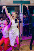 I purchased this dress for our rehearsal dinner and was so in love. I ended up changing into it for the reception at our wedding and got so many compliments! Very comfortable and a great material to dance in. - Leah C.