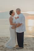 I absolutely loved this dress for our 10-year vow renewal in Cozumel, Mexico in August. It was perfect for the beach and the length was great with my sandals. If you're shorter, you may have to get the dress hemmed unless you plan to wear heels. If you are larger than a C cup, it could be a little snug in the breast area. - Anastasia H.