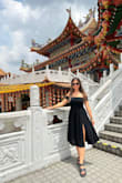 I got this in green and then I ordered it in black. I can dress it up with a nice pair of heels or wear it with sandals and it looks great both ways. :) - Laurice D.