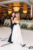 I cannot recommend this dress enough! I bought it as a reception dress and almost ended up wearing it as my ceremony dress. It is such good quality and looks amazing. The only "negative" is that the leg slit does come up super high but I had it sown down and it worked fantastic as a reception dress. Love it!!!! - Lexi J.
